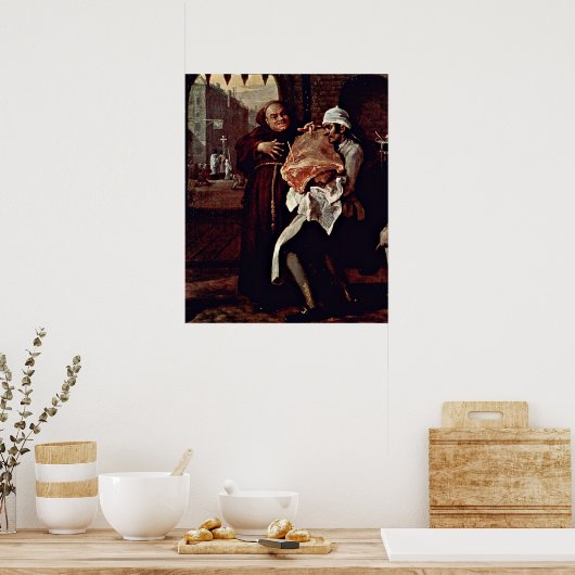 Het geroosterde rundvlees uit het oude Engeland va Poster (Keuken)