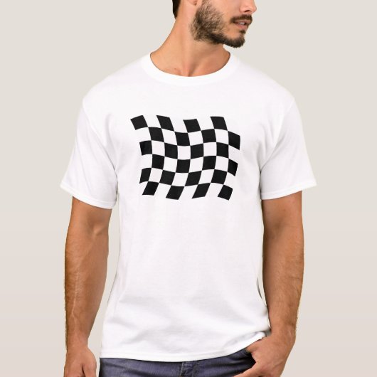 Het geruite vlag-overhemd t-shirt (Voorkant)