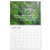 Het geschenk geeft nederigheid-kalender kalender (Feb 2027)