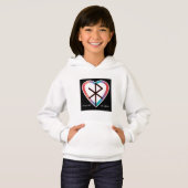 Het geschenk van de liefde Bindrune Hoodie (Voorkant volledig)