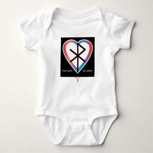 Het geschenk van de liefde #RuneKids Romper (Voorkant)