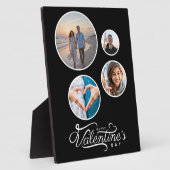 Het geschenk van de moderne zwarte fotocollage-Val Fotoplaat (Zijkant)