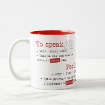 Het geschenk van de tong. Le don des talen.