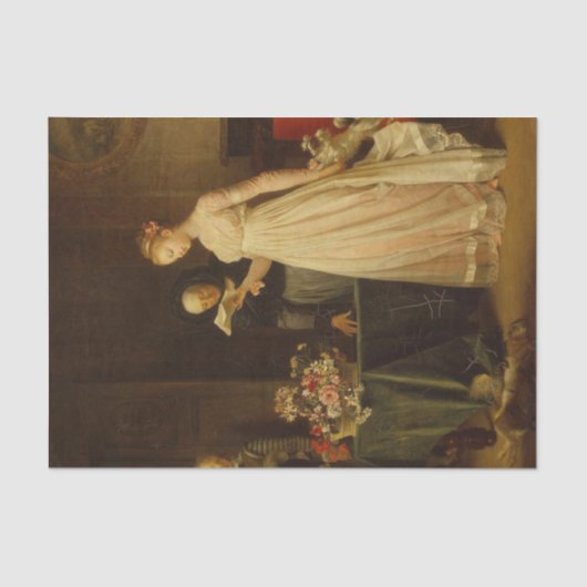 Het geschenk van Marguerite Gerard Tissuepapier (Voorkant)