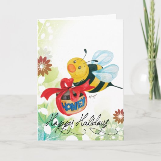 Het geschenk van Nuki Feestdagen Kaart (Voorkant)