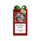 Het geschenk van ons adreslabel etiket (Voorkant)