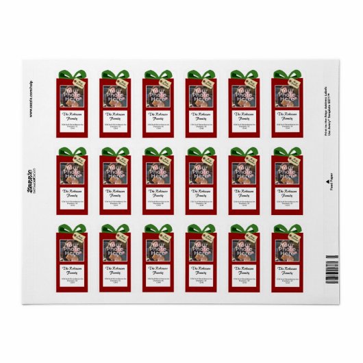 Het geschenk van ons adreslabel etiket (Full Sheet)