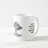 Het geschenk van tijd koffiemok (Voorkant rechts)