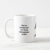 Het geschenk van tijd koffiemok (Links)