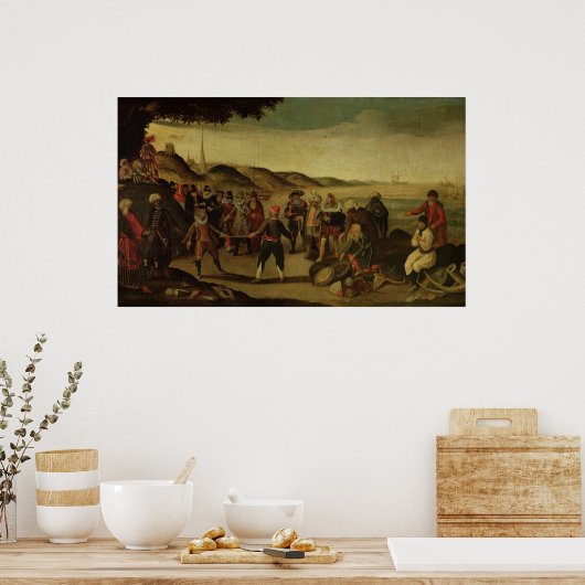 Het geschil over de Golden Baton Poster (Keuken)