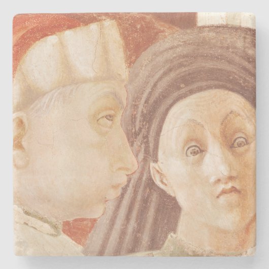 Het geschil van St. Stephen, 1433-34 Stenen Onderzetter (Voorkant)