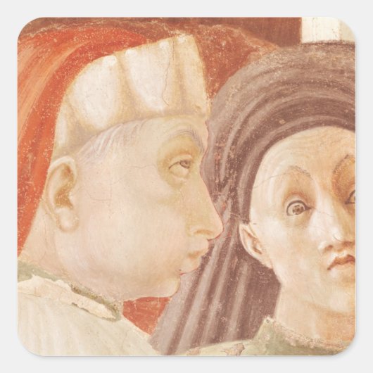 Het geschil van St. Stephen, 1433-34 Vierkante Sticker (Voorkant)