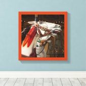 Het geschilderde paard 3 canvas afdruk (Insitu (Houten vloer))