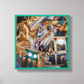 Het geschilderde Paard 5 Canvas Afdruk (Voorkant)