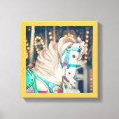 Het geschilderde paard canvas (Voorkant)