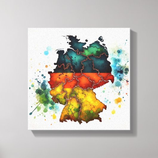 het geschilderde pact canvas afdruk (Voorkant)
