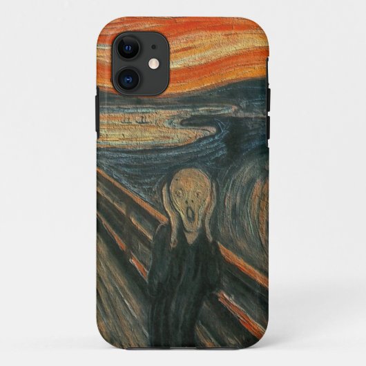 Het geschreeuw (getextureerd) van Edvard Munch Case-Mate iPhone Case (Achterkant)
