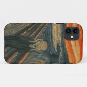 Het geschreeuw (getextureerd) van Edvard Munch Case-Mate iPhone Case (Achterkant (horizontaal))