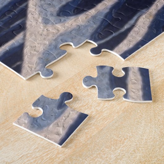 Het geschreeuw op de Grote GolfSterrennacht Legpuzzel (Zijkant)