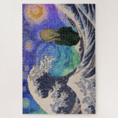 Het geschreeuw op de Grote GolfSterrennacht Legpuzzel (Verticaal)