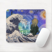 Het geschreeuw op de Grote GolfSterrennacht Muismat (Met muis)