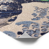 Het geschreeuw op de Grote GolfSterrennacht Poster (Hoek)