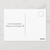 Het geschreeuw op de Sterrennacht van de Grote Gol Briefkaart (Achterkant)