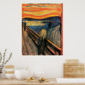 'Het geschreeuw' Poster (Keuken)