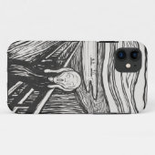 Het geschreeuw van Edvard Munch Black en White Case-Mate iPhone Case (Achterkant (horizontaal))