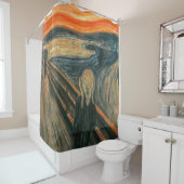 Het geschreeuw van Edvard Munch ~ Schilderen Douchegordijn (In situ)