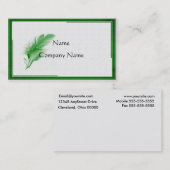 Het geschreven Visitekaartje van Word (Voorkant / Achterkant)