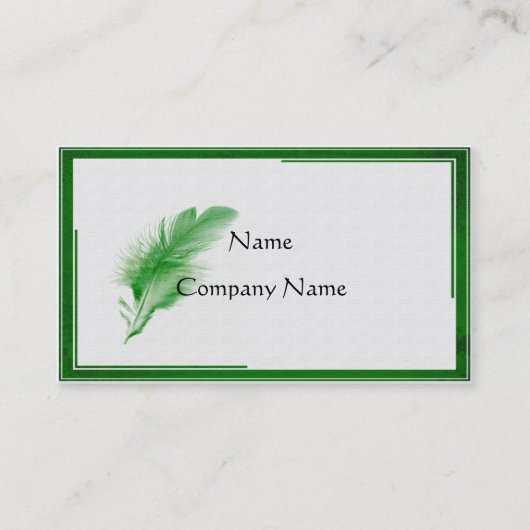 Het geschreven Visitekaartje van Word (Voorkant)