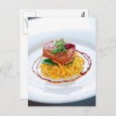 Het geschroeide Briefkaart van de Zalm (Voorkant / Achterkant)