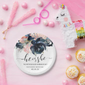 Het geslacht Navy en Blush onthullen papieren bord (Feest)