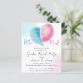 Het geslacht van de begroting openbaart de partij  (Staand voorkant)