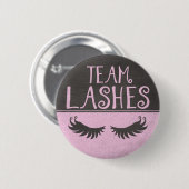 Het geslacht van de Lashes van het team openbaart  Ronde Button 5,7 Cm (Voorkant /achterkant)