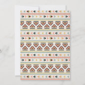 Het geslacht van de pijl openbaart partijuitnodigi kaart (Achterkant)