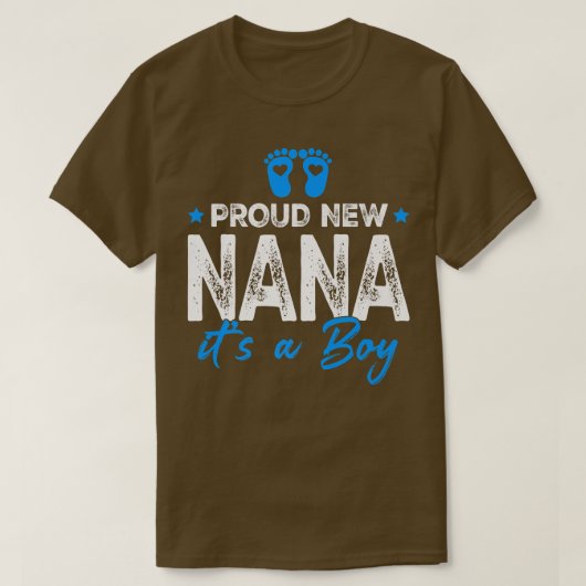Het  Geslacht van de Retro onthult Proud New Nana  T-shirt (Design voorkant)