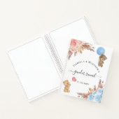 Het geslacht van het gastboek onthult pampas gras  notitieboek (Binnen)