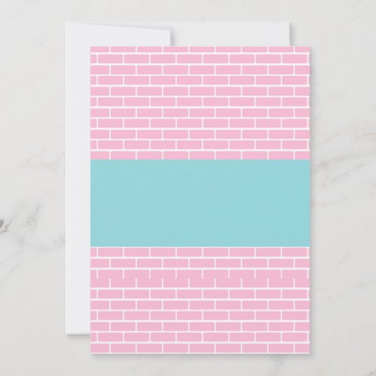 Het geslacht van koekjes onthult partijuitnodiging kaart (Achterkant)