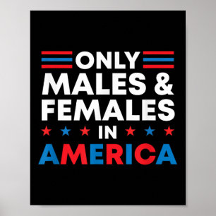 Het geslacht van Trump onthult alleen mannen en Vr Poster