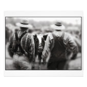 Het gesprek - digitaal geparafeerde open editie foto afdruk (Voorkant)