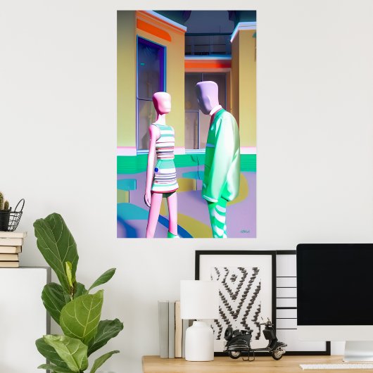 Het Gesprek Poster (Thuiskantoor)