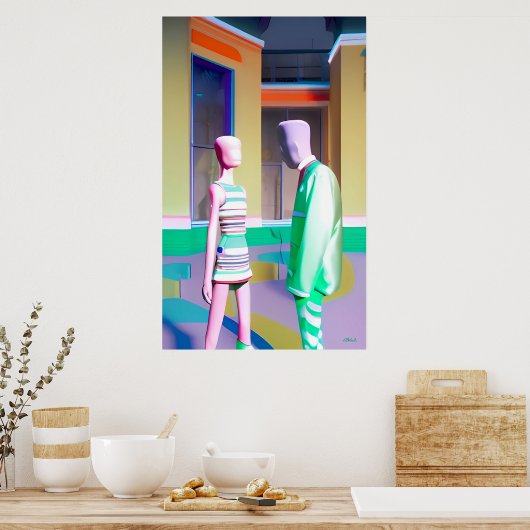 Het Gesprek Poster (Keuken)