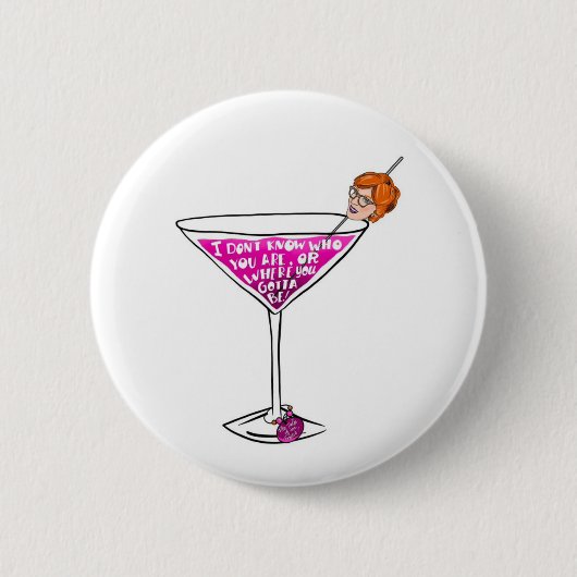 Het gesprek van de Townie: Pammy Cocktail Button (Voorkant)