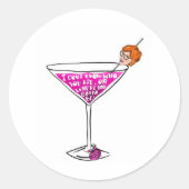 Het gesprek van de Townie: Pammy Cocktail Sticker (Voorkant)