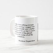 Het Gesprek van matejko-Copernicus van januari met Koffiemok (Voorkant links)