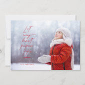 Het gestapelde Moderne Manuscript laat elk hart he Feestdagenkaart (Voorkant)