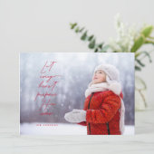 Het gestapelde Moderne Manuscript laat elk hart he Feestdagenkaart (Staand voorkant)