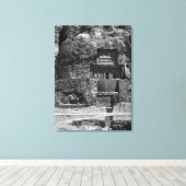 Het gesteente van Artaxerxes I Canvas Afdruk (Insitu (Houten vloer))